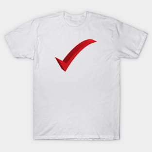 Red check mark T-Shirt